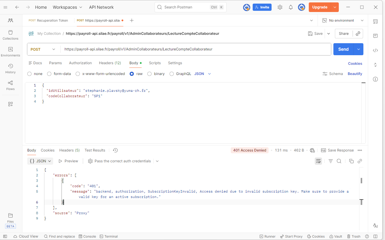 Tests API Postman