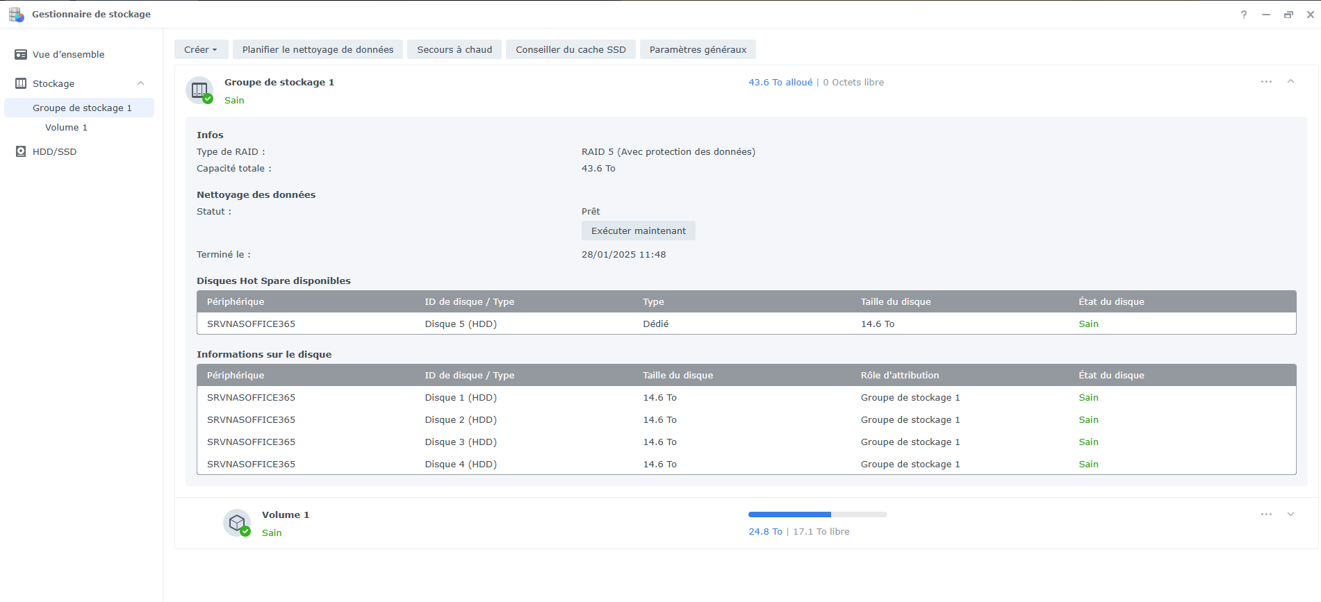 Groupe stockage
